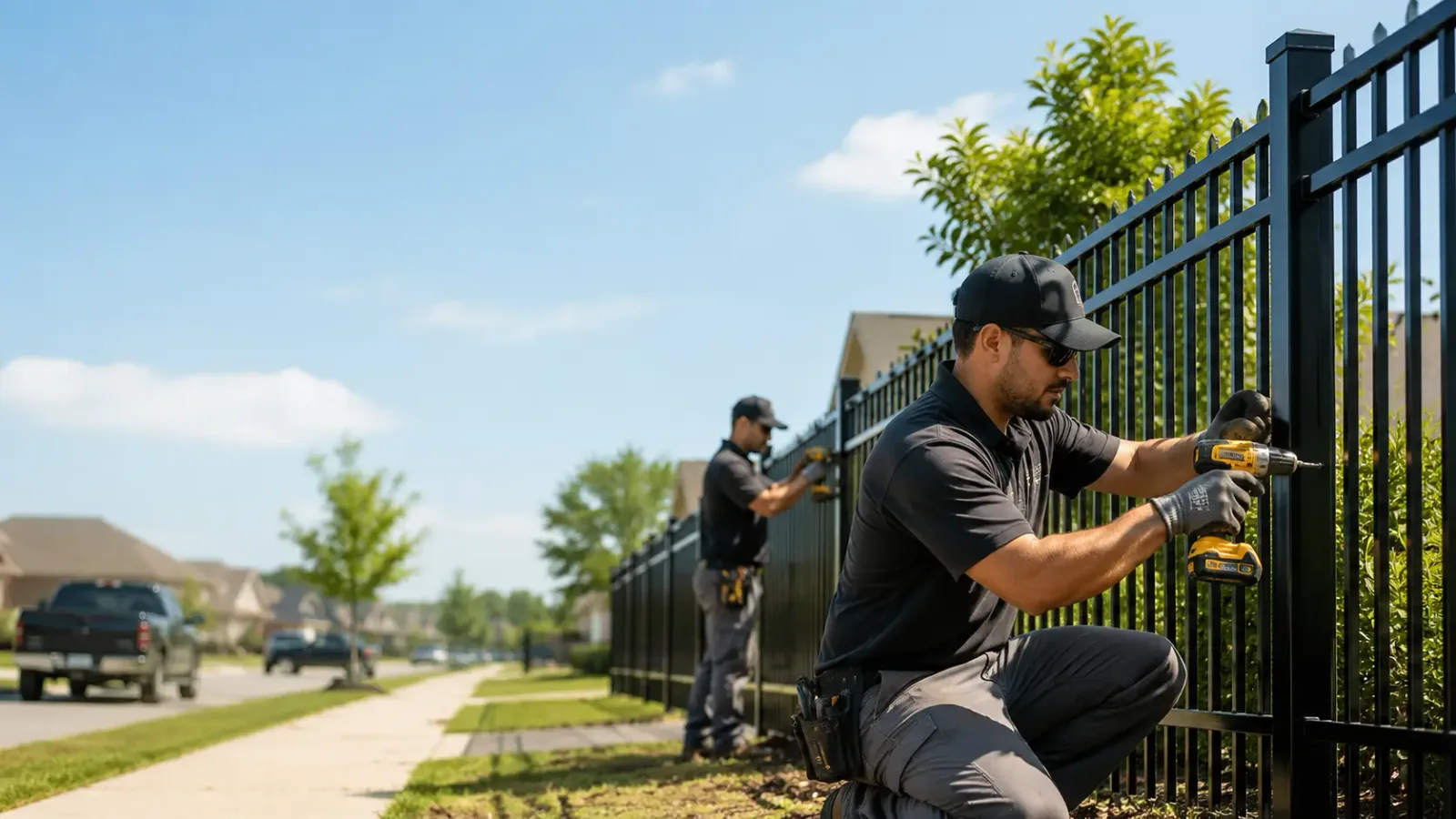 Metal Fence Installation in Woodland, PA